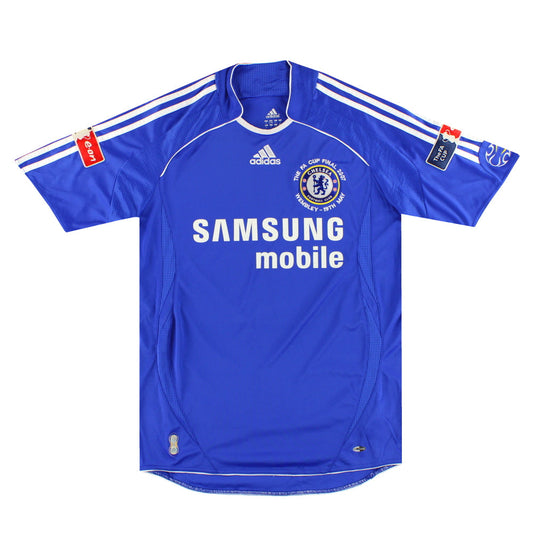 2006-08 Chelsea adidas 'F.A Cup Final' Home Shirt S