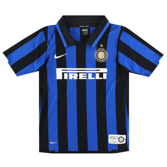 2007-08 Inter Milan Nike Centenary Home Shirt S.Boys