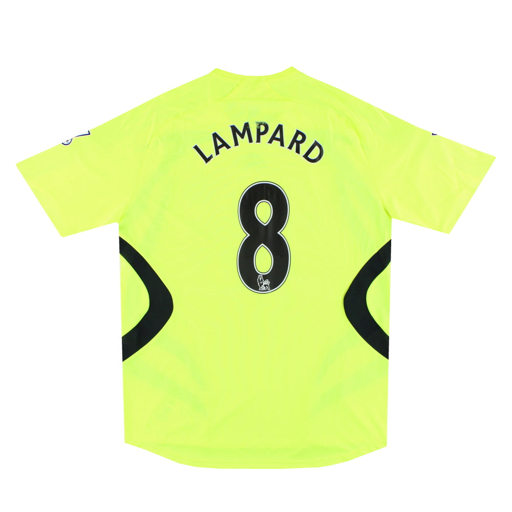 2007-08 Chelsea adidas Away Shirt Lampard #8 L