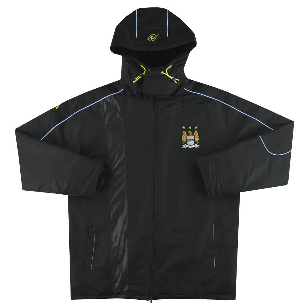 2007-08 Manchester City Le Coq Sportif Padded Bench Coat L