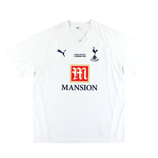 2007-08 Tottenham Puma '125 Year' 'Cup Final' Home Shirt XL
