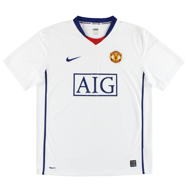 2008-09 Manchester United Nike Away Shirt Y