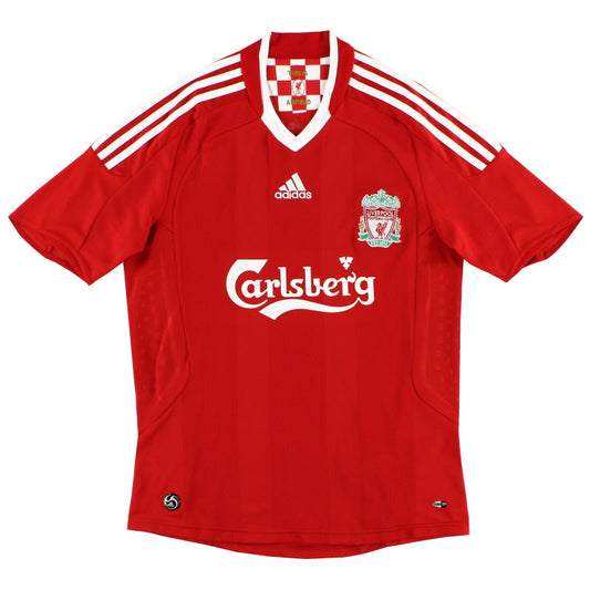 2008-10 Liverpool adidas Home Shirt M