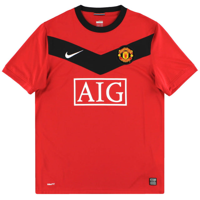 2009-10 Manchester United Nike Home Shirt S