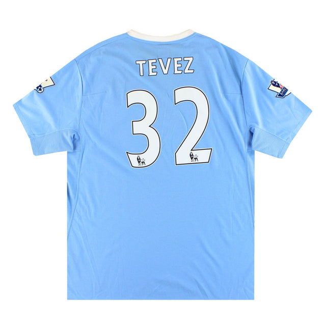 2009-10 Manchester City Umbro Home Shirt Tevez #32 XL