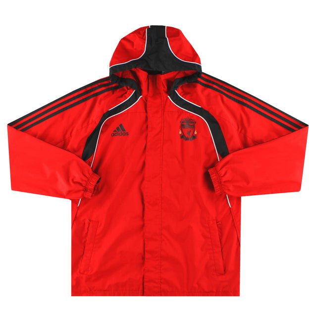 2010-11 Liverpool adidas Hooded Rain Jacket L