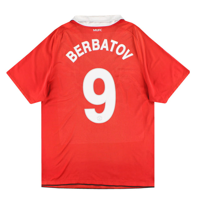 2010-11 Manchester United Nike Home Shirt Berbatov #9 XL