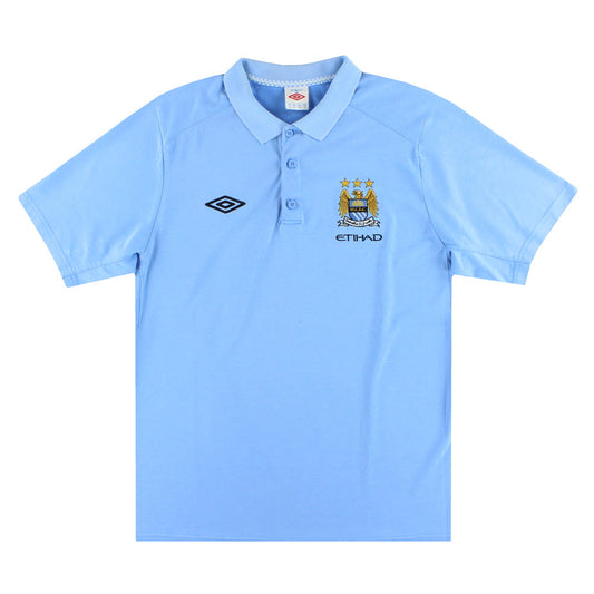 2010-12 Manchester City Umbro Polo Shirt XL