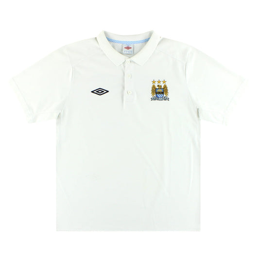 2010-12 Manchester City Umbro Polo Shirt XL