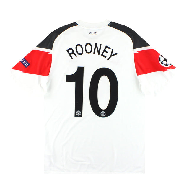 2010-12 Manchester United Nike CL Away Shirt Rooney #10 *Mint* L