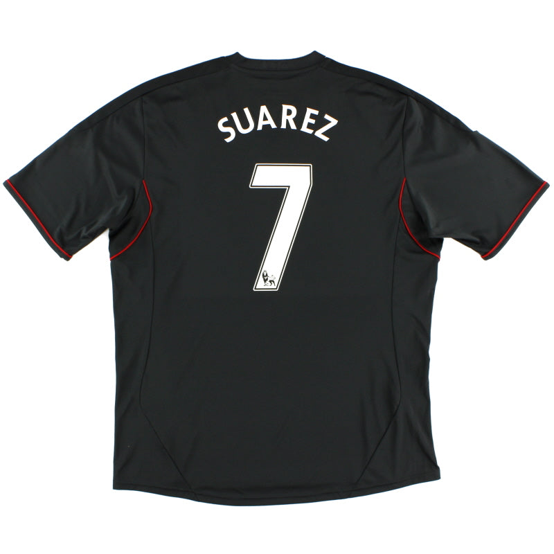 2011-12 Liverpool adidas Away Shirt Suarez #7 XL