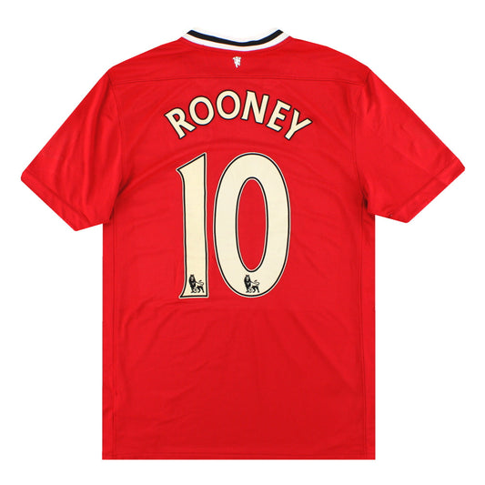 2011-12 Manchester United Nike Home Shirt Rooney #10 L