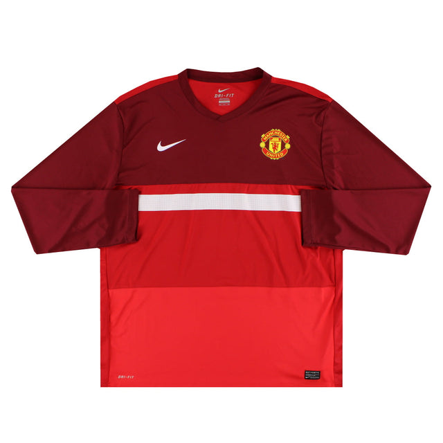 2011-12 Manchester United Nike Training Shirt L/S XXL