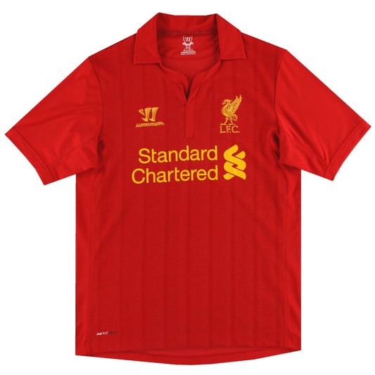 2012-13 Liverpool Warrior Home Shirt M