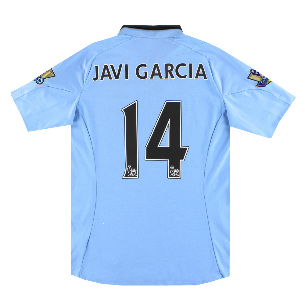 2012-13 Manchester City Umbro Home Shirt Javi Garcia #14 M