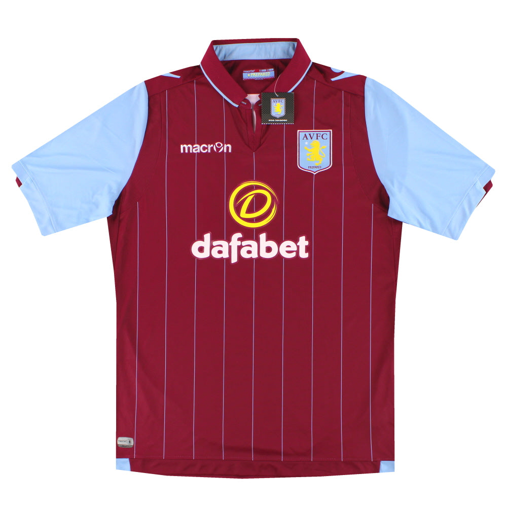 2014-15 Aston Villa Macron Home Shirt *w/tags* XL