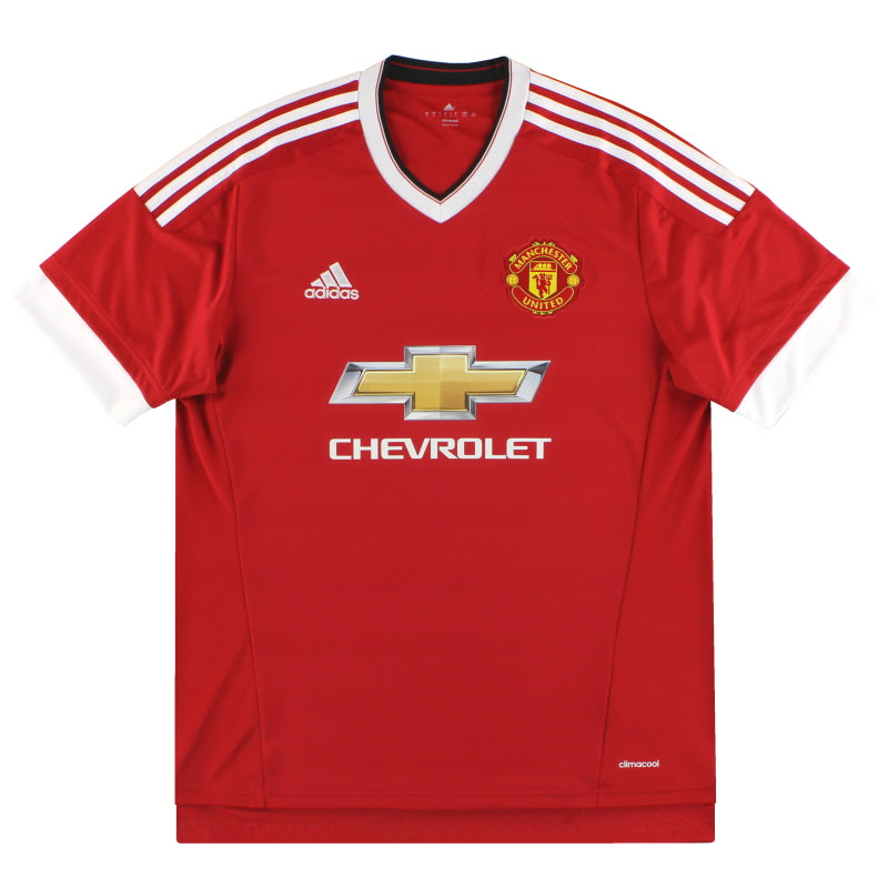 2015-16 Manchester United adidas Home Shirt XL