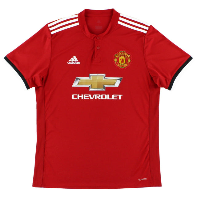 2017-18 Manchester United adidas Home Shirt *Mint* M