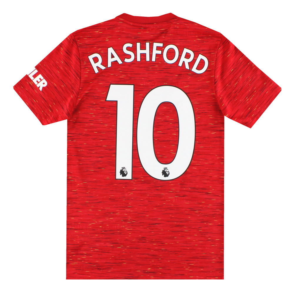2020-21 Manchester United adidas Home Shirt Rashford #10 S