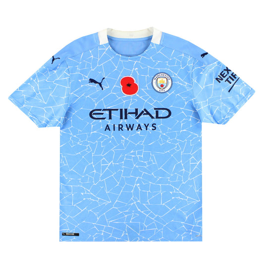 2020-21 Manchester City Puma Home Shirt *Mint* L