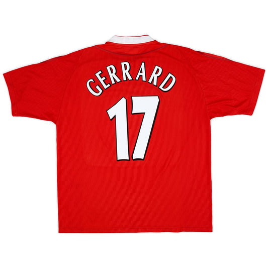 Liverpool 2002-04 Home Shirt Gerrard 17 M