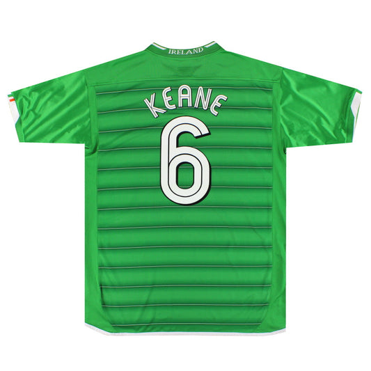 2003-04 Ireland Umbro Home Shirt Keane #6 *As New* XL