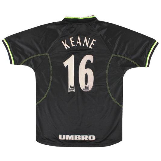 1998-99 Manchester United Umbro Third Shirt Keane #16 XL