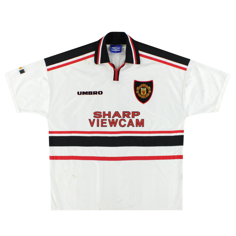 1997-99 Manchester United Umbro Away Shirt L
