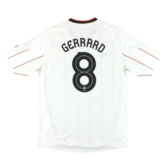 2010-12 Liverpool adidas Away Shirt Gerrard #8 XL