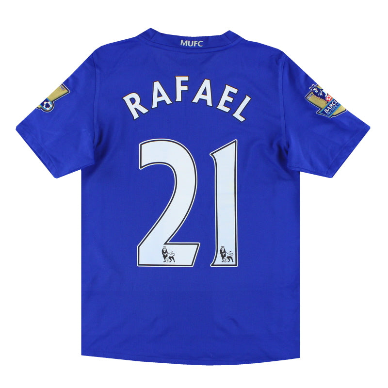 2008-09 Manchester United Nike Third Shirt Rafael #21 M.Boys