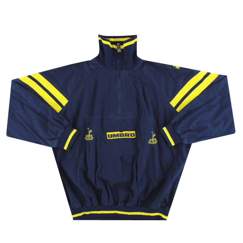 1991-93 Tottenham Umbro 1/4 Zip Drill Top XXL
