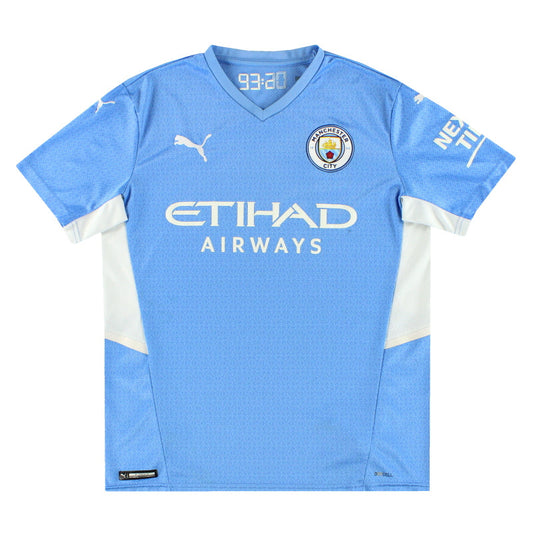 2021-22 Manchester City Puma Home Shirt XL.Boys