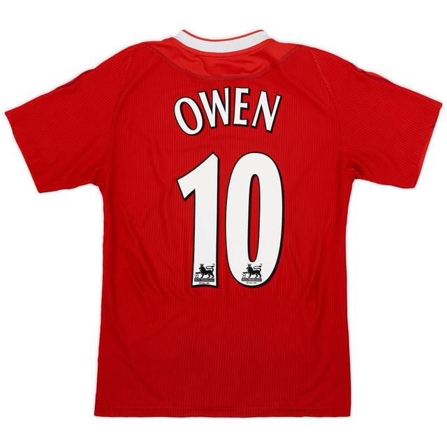 Liverpool 2002-04 Home Shirt Owen #10 XL
