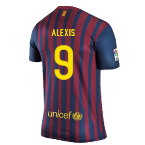 Barcelona 2011-2012 Home Shirt (S) (Excellent) (Alexis 9)_1