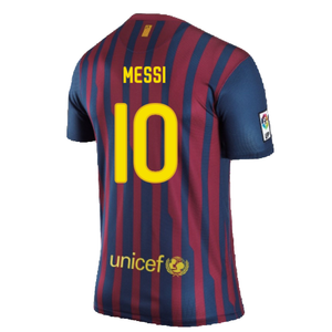 Barcelona 2011-2012 Home Shirt (S) (Excellent) (Messi 10)_1