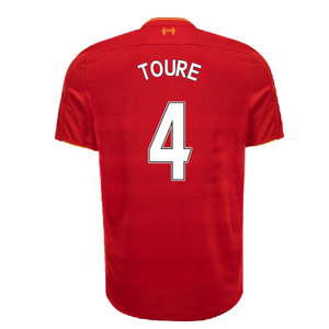 Liverpool 2016-17 Home Shirt (Good) (Toure 4)_1