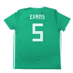 2017-2018 Northern Ireland Home Shirt ((Very Good) L) (Evans 5)_2