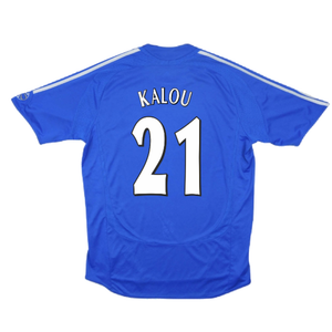 Chelsea 2006-08 Home Shirt ((Mint) L) (Kalou 21)_2