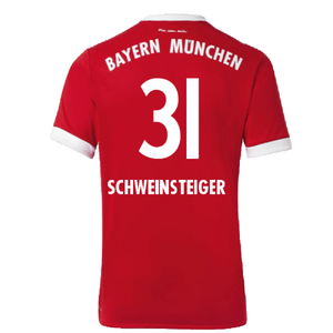 Bayern Munich 2017-18 Home Shirt ((Excellent) L) (Schweinsteiger 31)_2