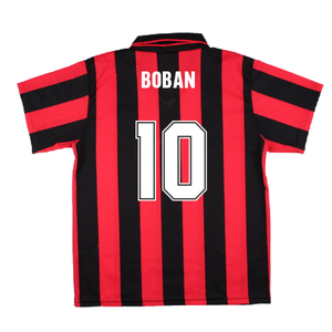 AC Milan 1994-95 Home Shirt (S) (BOBAN 10) (Excellent)_1