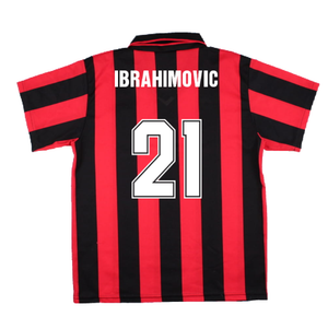 AC Milan 1994-95 Home Shirt (S) (Ibrahimovic 21) (Excellent)_1