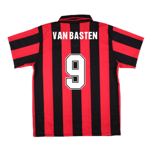 AC Milan 1994-95 Home Shirt (S) (VAN BASTEN 9) (Excellent)_1