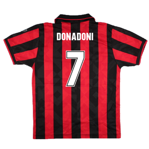 AC Milan 1994-96 Home Shirt (M) (Excellent) (Donadoni 7)_1