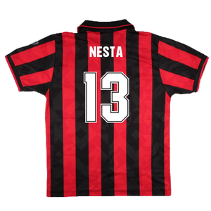 AC Milan 1994-96 Home Shirt (M) (Excellent) (NESTA 13)_1