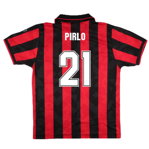 AC Milan 1994-96 Home Shirt (M) (Excellent) (PIRLO 21)_1