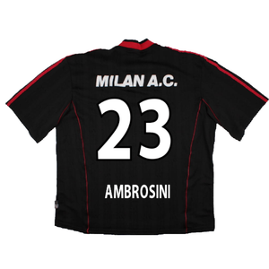 AC Milan 2000-01 Adidas Training Shirt (XL) (Ambrosini 23) (Good)_1