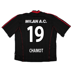 AC Milan 2000-01 Adidas Training Shirt (XL) (Chamot 19) (Good)_1
