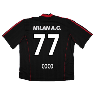 AC Milan 2000-01 Adidas Training Shirt (XL) (Coco 77) (Good)_1