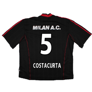AC Milan 2000-01 Adidas Training Shirt (XL) (Costacurta 5) (Good)_1