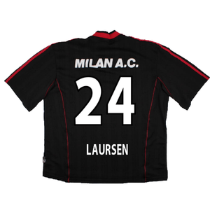AC Milan 2000-01 Adidas Training Shirt (XL) (Laursen 24) (Good)_1